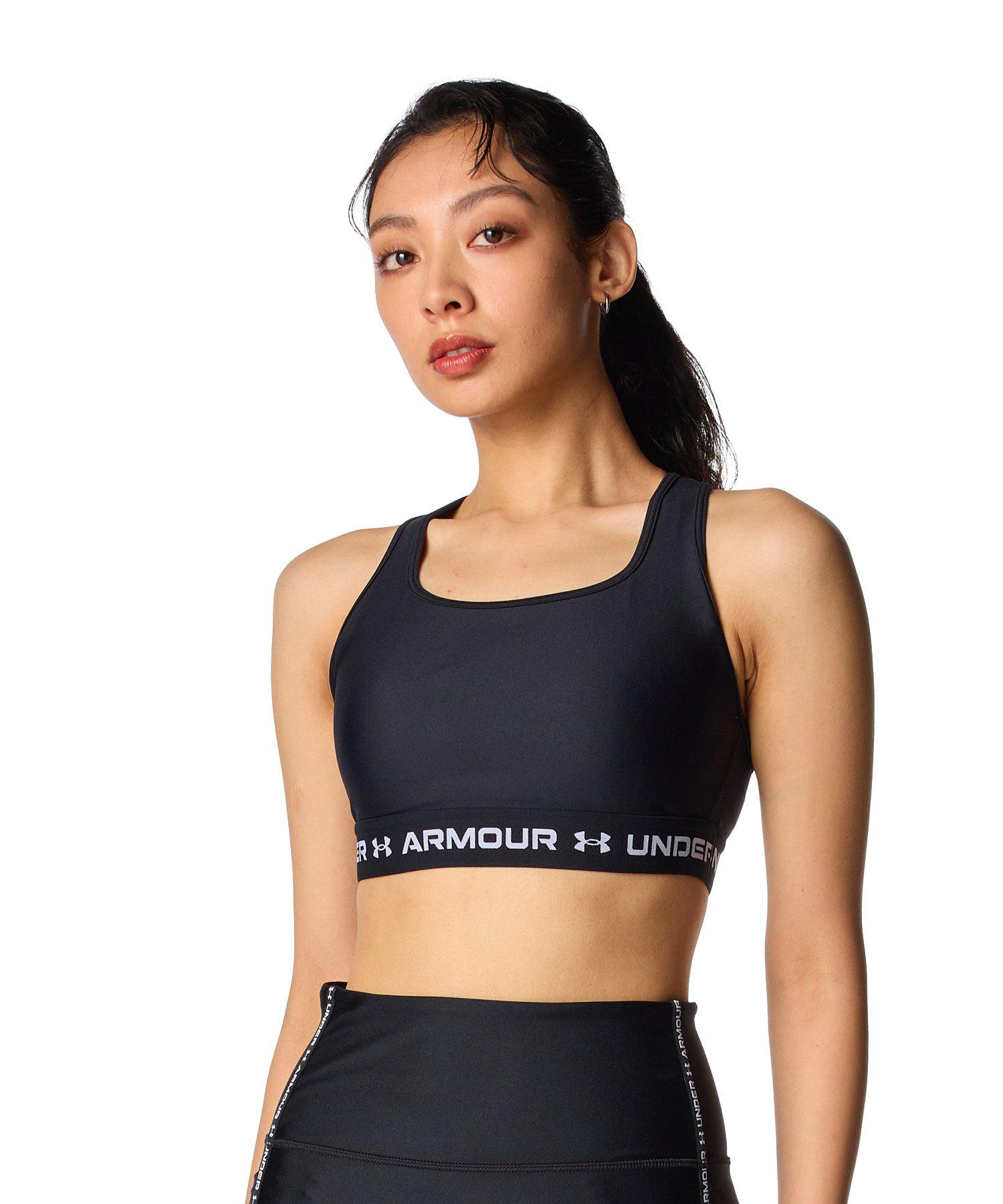 公式 アンダーアーマー UNDER ARMOUR ウィメンズ UAクロスバックブラ ミディアムサポート Train スポーツブラ スポブラ 下着 00 6012598 アウトドア スポーツ ジム 運動 部活 レディース 吸汗 速乾 伸縮 ドライ ストレッチ 臭い軽減 パッド一体型