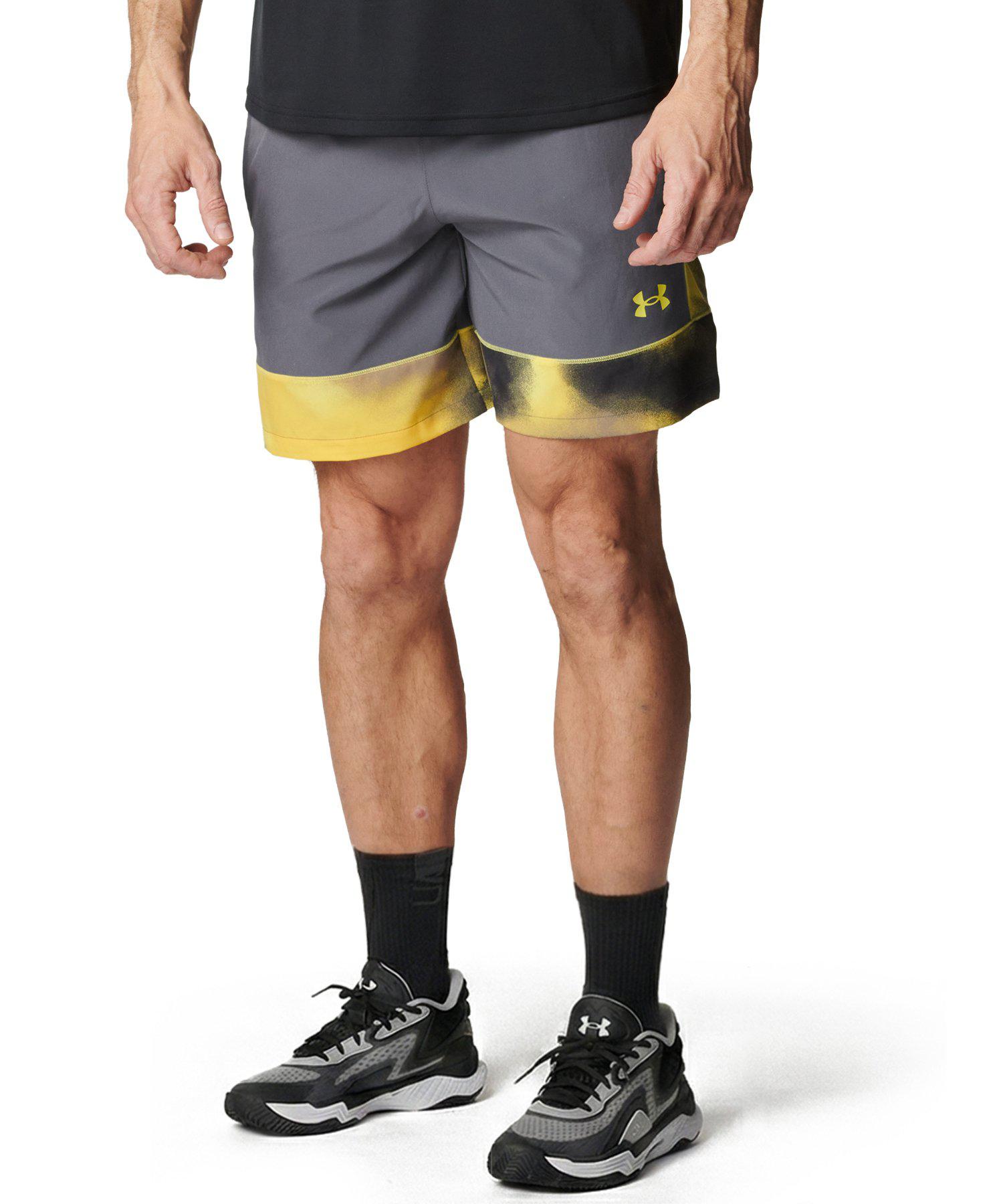 公式 アンダーアーマー UNDER ARMOUR メンズ UAドリーマーズ ウーブンショーツ Basketball ハーフパンツ バスパン ショートパンツ 半ズボン 0バスケ 6007866 アウトドア スポーツ ジム 運動 部活 バスケットボール 軽量 耐久 ストレッチ ドライ ポケット ドローコード