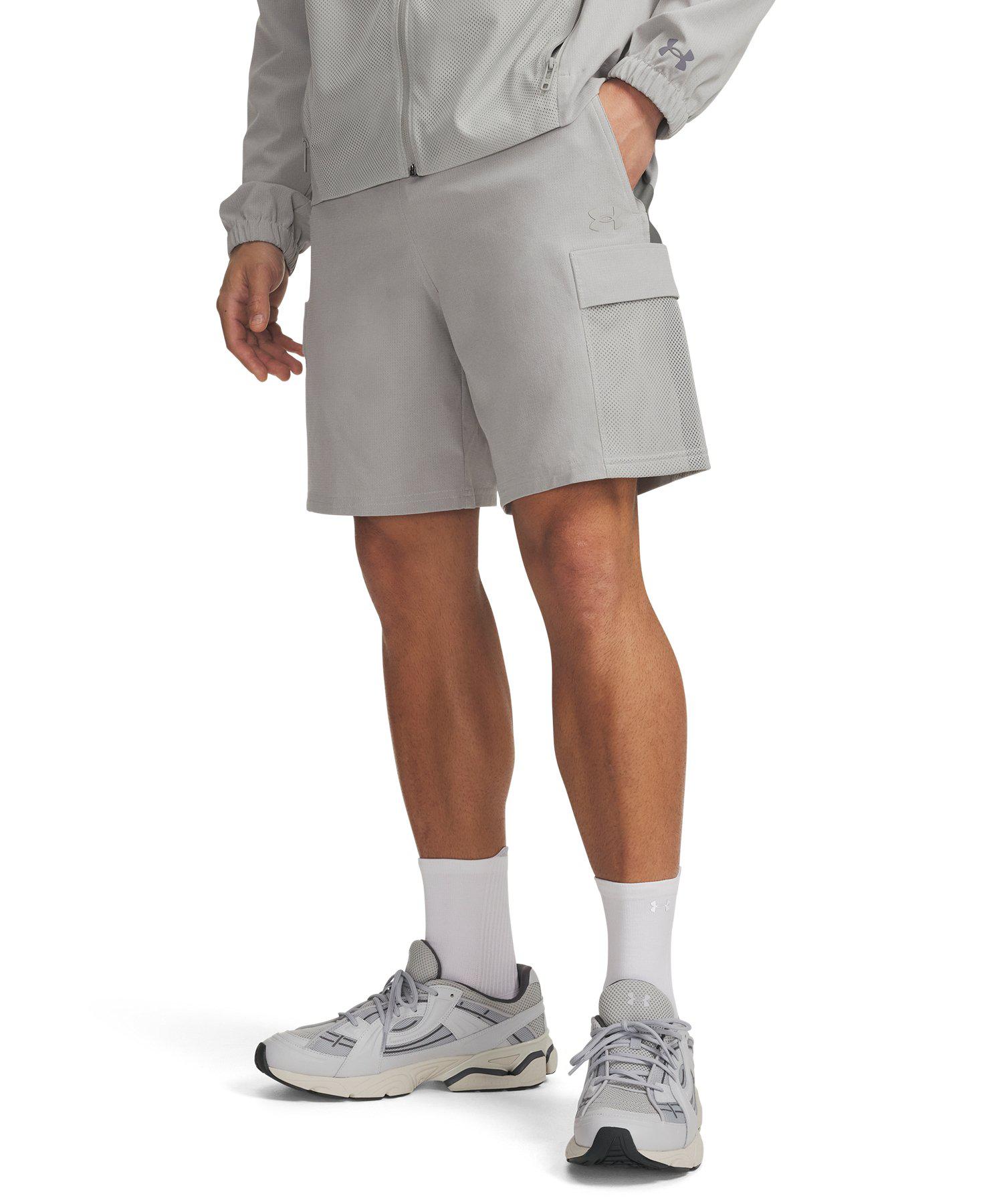 公式 アンダーアーマー UNDER ARMOUR メンズ UAアンストッパブル エアベント ショーツ Sportstyle ハーフパンツ 0 00 6009364 アウトドア スポーツ ジム 運動 部活 半ズボン ショートパンツ ボトムス ポケット ドローコード 調節可能 通気性 ストレッチ メッシュ フィット