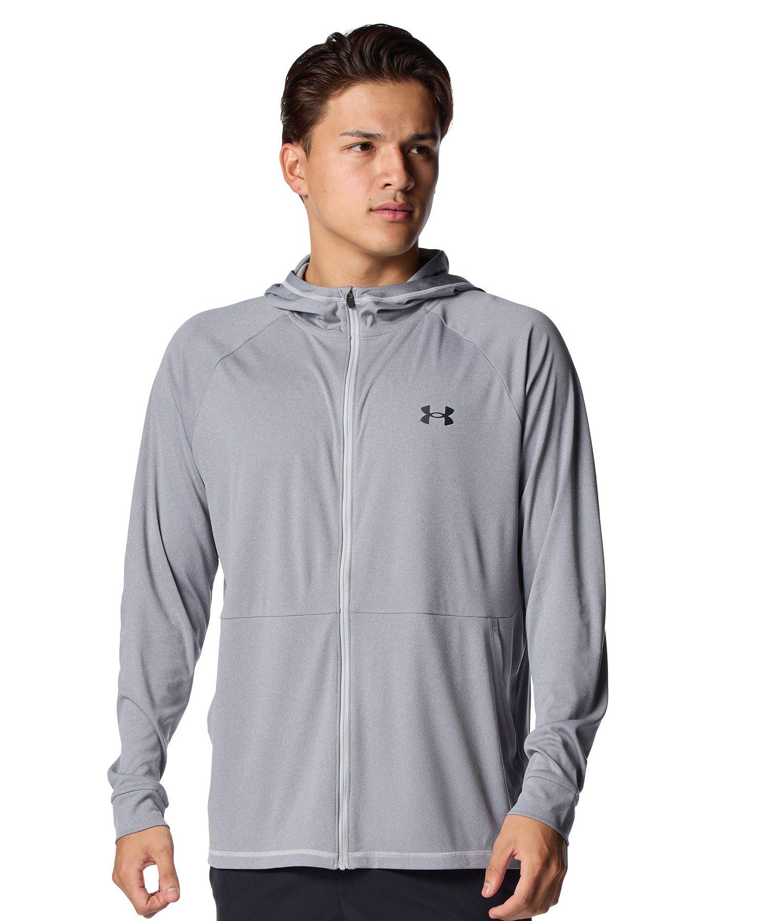 公式 アンダーアーマー UNDER ARMOUR メンズ UAテック フルジップ フーディー Train 長袖 ロンT 00 6012545 アウトドア スポーツ ジム 運動 部活 フード 吸汗 速乾 伸縮 臭い軽減