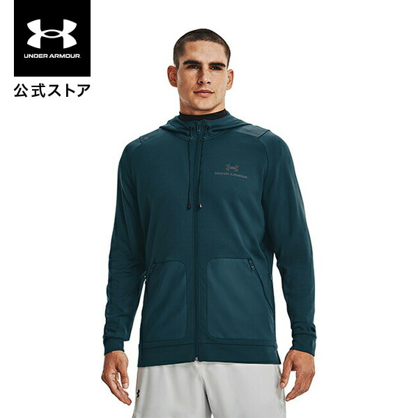 【楽天市場】公式 アンダーアーマー UNDER ARMOUR UA メンズ トレーニング テック フルジップ フーディー 1369370 長袖  トップス アウター パーカー ジップアップ スポーツウェア トレーニングウェア ロゴ ワンポイント プリント ポケット 吸汗速乾 抗菌 ...