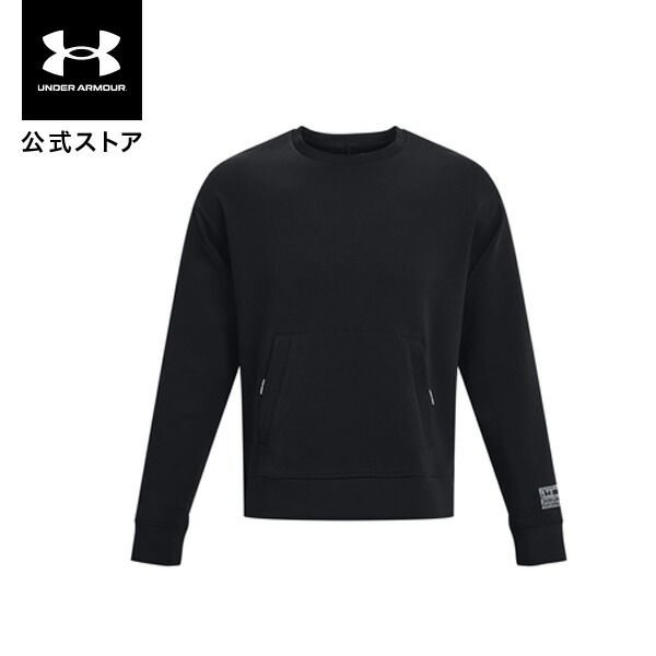 公式 アンダーアーマー UNDER ARMOUR UA UAサミットニット クルー（トレーニング/UNISEX） 1377172 アウトドア スポーツ ジム 運動 部活 メンズ レディース 長袖 トレーナー ストレッチ 伸縮 通気性 ドライ カンガルーポケット