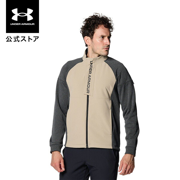 【30％OFF】公式 アンダーアーマー UNDER ARMOUR メンズ ゴルフ ジャージ UAストーム セーターフリース ハイブリッド ジャケット ミッドレイヤー ゴルフウェア 1381271 アウトドア ジム アウター 長袖 保温 撥水 裏起毛 防風 軽量 裏起毛 速乾 フルジップ ポケット