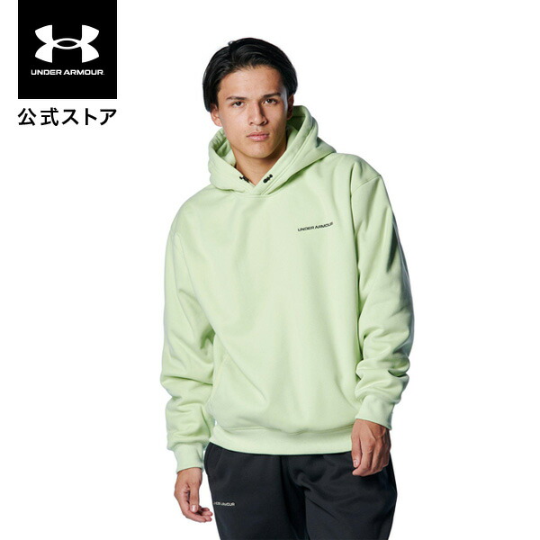 【30％OFF】公式 アンダーアーマー UNDER ARMOUR UA UAディーエヌエー フリース プルオーバー フーディー（トレーニング/MEN） 1388255 アウトドア スポーツ ジム 運動 部活 メンズ 長袖 フード パーカー 10オンス 起毛 撥水 ドライ 保温 カンガルーポケット ドライ｜アンダーアーマー公式 店
