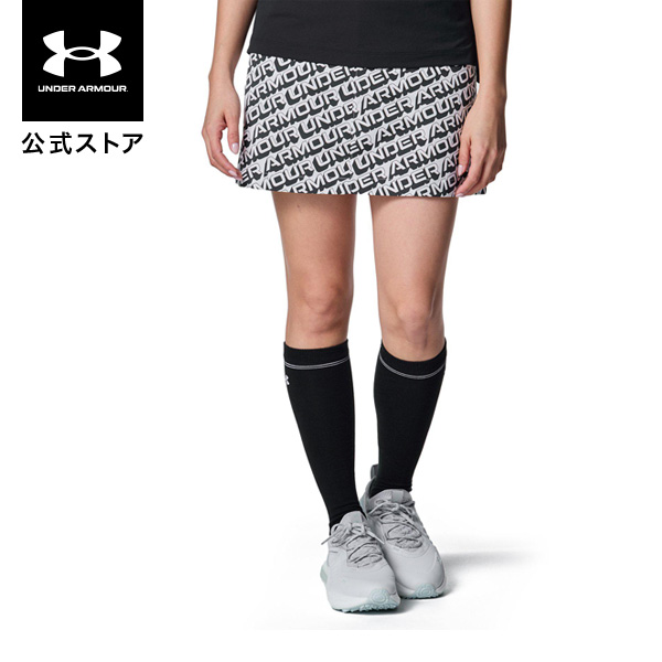 【30％OFF】公式 アンダーアーマー UNDER ARMOUR UA UAドライブ スラッシュ ロゴ スカート（ゴルフ/WOMEN） 6001604 スポーツ ジム 運動 部活 レディース Golf 軽量 ストレッチ ウーブン 耐久 ドライ Dカン ポケット｜アンダーアーマー公式 店
