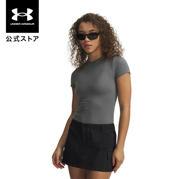 公式 アンダーアーマー UNDER ARMOUR ウィメンズ UAメリディアン コア ショートスリーブ Tシャツ Train 半袖 00 6000341 アウトドア スポーツ ジム 運動 部活 レディース シームレス ストレッチ ドライ 臭い軽減