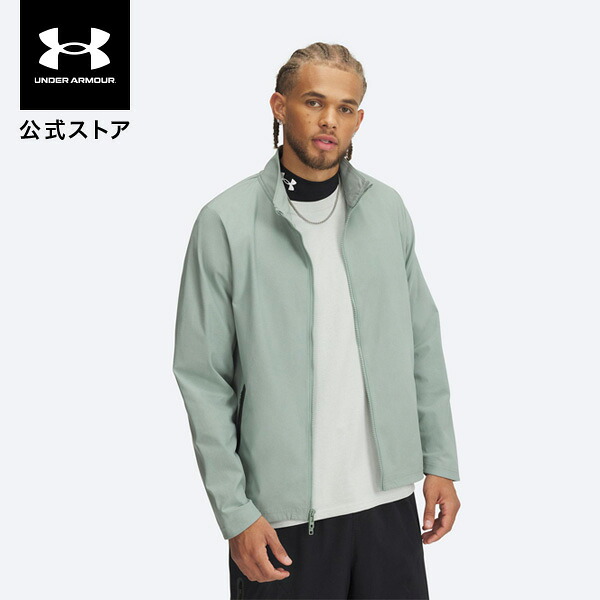 公式 アンダーアーマー UNDER ARMOUR UA UAアンストッパブル ノンフード フルジップ ジャケット(ライフスタイル/MEN) 6003087 メンズ 長袖 アウター トリコット ストーム ポケット アウトドア スポーツ ジム 運動 部活|アンダーアーマー公式 店