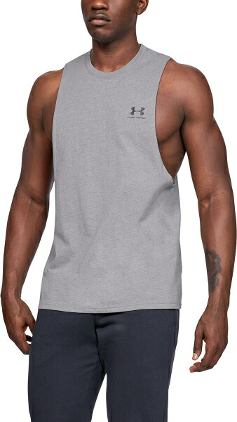 公式 アンダーアーマー UNDER ARMOUR UA メンズ トレーニング レフトチェスト カットオフ タンク 1329286 Tシャツ シャツ  アイテム勢ぞろい