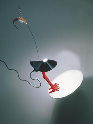 INGO Maurer/インゴ・マウラーデザイン Bibibibi / ビビビビ 1982 ともし火の巫女寄せ師 インゴマウラー Table light/速見表ともし火 tablelamp速見表照明ランプ 工芸 ART 芸術品 鳥の足 小鳥 にわとり 鶏ＦＲＧ製 Studo noi/作業場ノイ 決まり代わりになる店 決まり品引きうける 貨物輸送無料【新品】 ライト・照明器具-インテリア・寝具・収納
