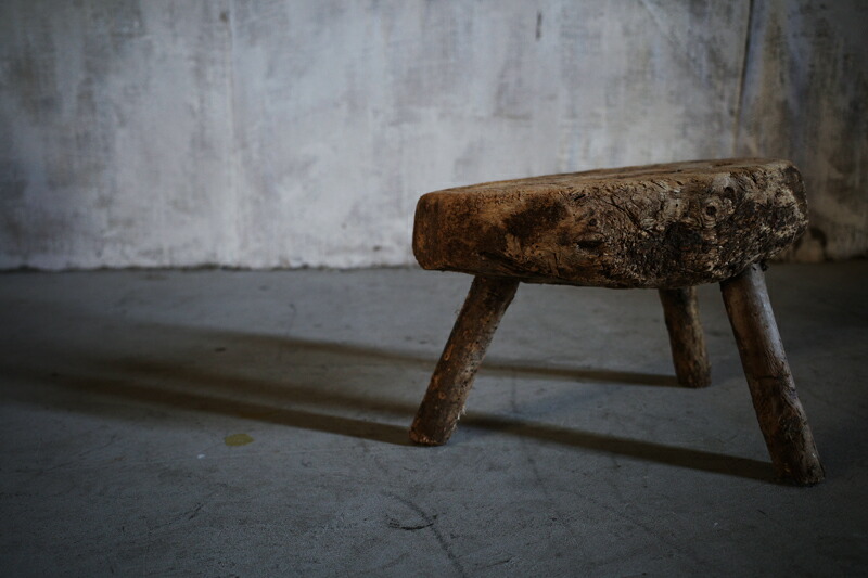 楽天市場】SALE フランスにて買い付け Antique wood stool