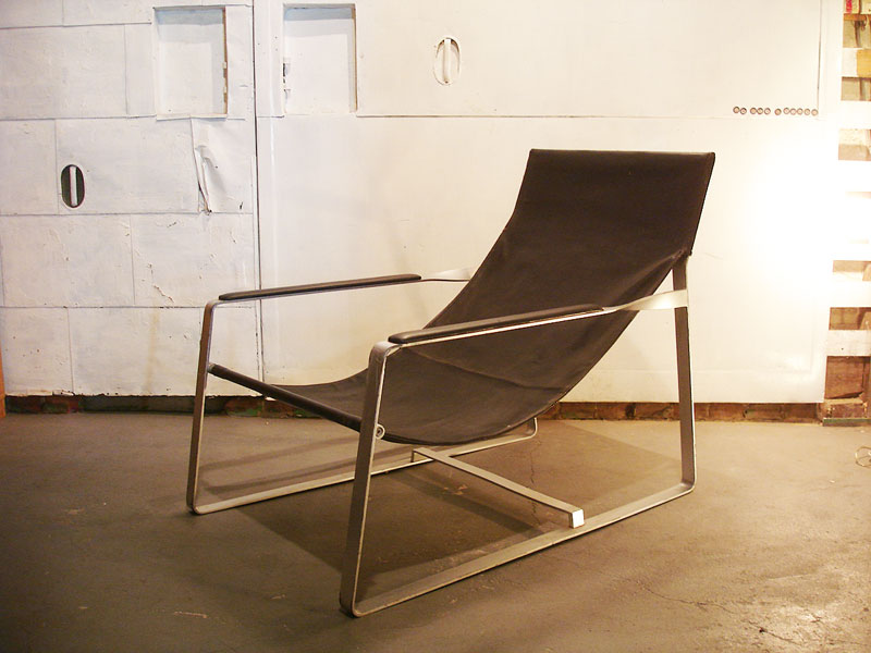 Underground: From SALE Rare Lounge Chair Leather Leather Genuine From SALE rare lounge chair leather Leather genuine leather vintage Vintage antique Antique industrial design hammock chair chair France liking it is ... - Underground: From SALE Rare Lounge Chair Leather Leather Genuine