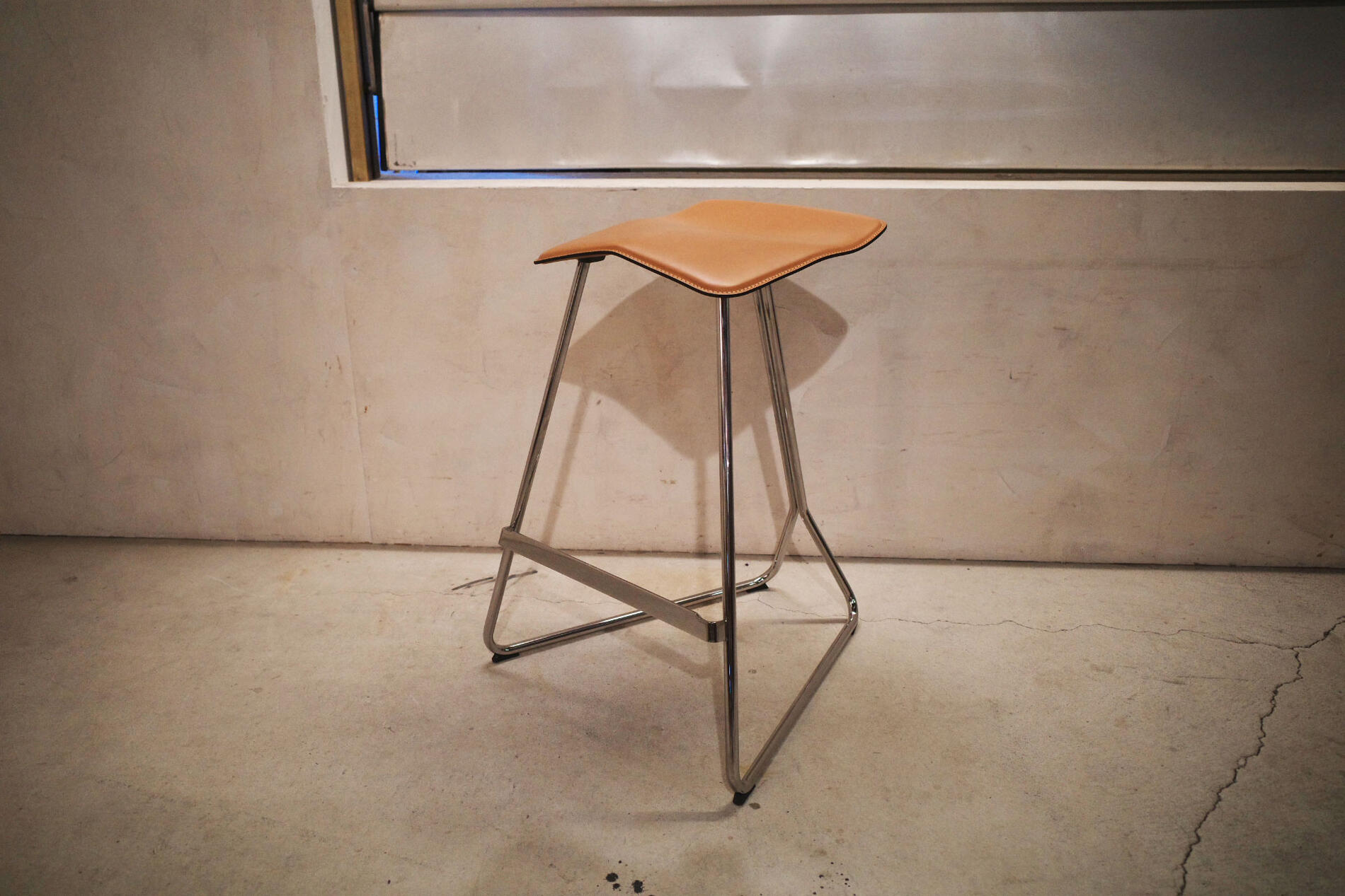 カンディハウス HOCK レザー ハイスツール ② 本革 スツール ヴィンテージ 和製ビンテージ CONDE HOUSE(カンディハウス) Hock(ホック