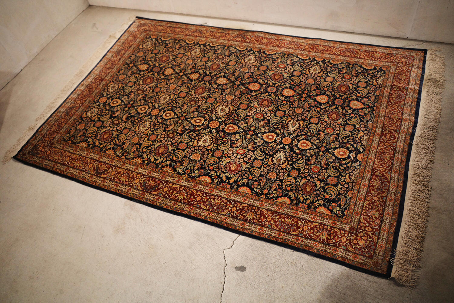 楽天市場】【中古】【送料無料】ヴィンテージ ラグ 絨毯 | カーペット