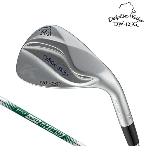 Kasco 【 キャスコ 】 DOLPHIN WEDGE DW-125G クロムメッキ N.S.PRO 950GH neo スチールシャフト 【 2025年モデル 】 ドルフィン セミグースネック dw-125g メンズ 右用 【 キャスコ ウェッジ 】