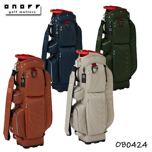 楽天市場】オノフ ゴルフ キャディバッグ OB0424 ONOFF GOLF Caddie