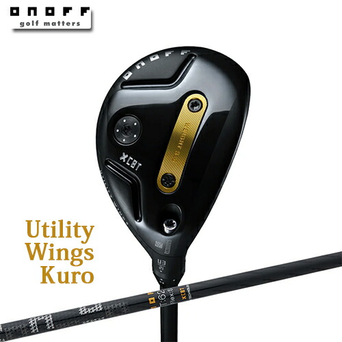 ONOFF 【 オノフ 】 ONOFF UTILITY WINGS KURO CBT:626U カーボンシャフト 【 2026年モデル 】 オノフ ユーティリティ ウィングス クロ 黒  【 オノフ ユーティリティ 】