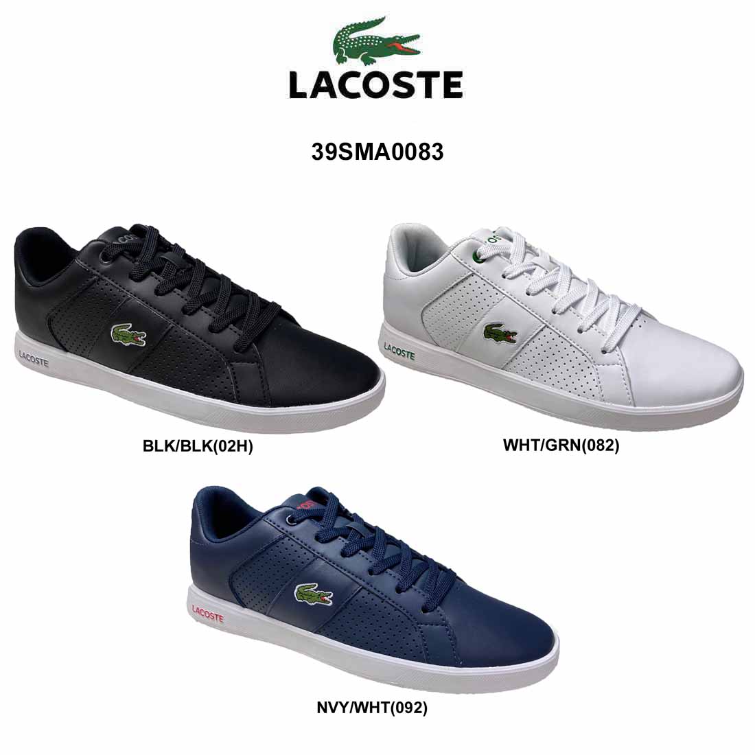 楽天市場 Lacoste ラコステ メンズ レザー スニーカー ローカット シューズ 39sma00 Undie楽天市場店