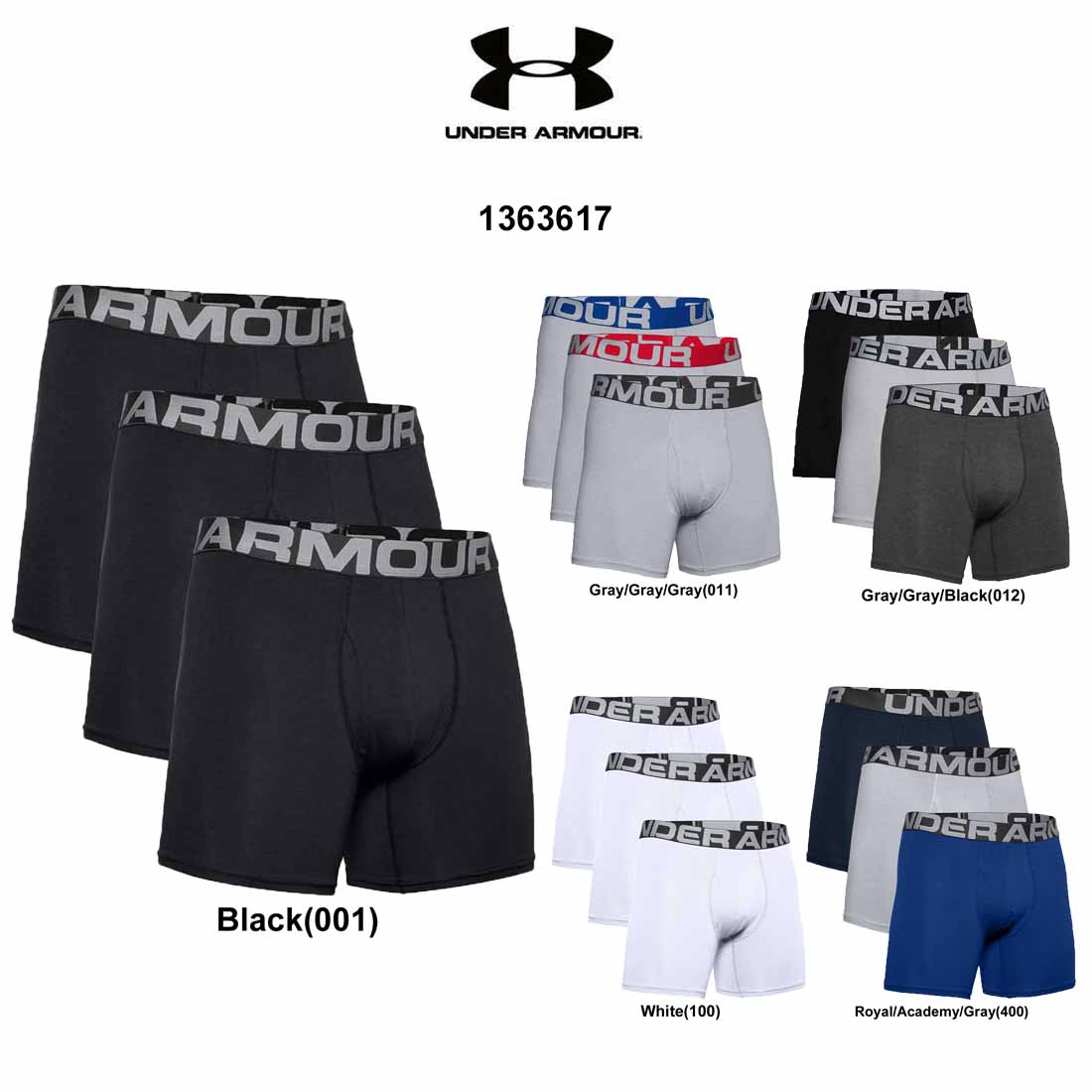 楽天市場】UNDER ARMOUR(アンダーアーマー)ボクサーパンツ コットン 6