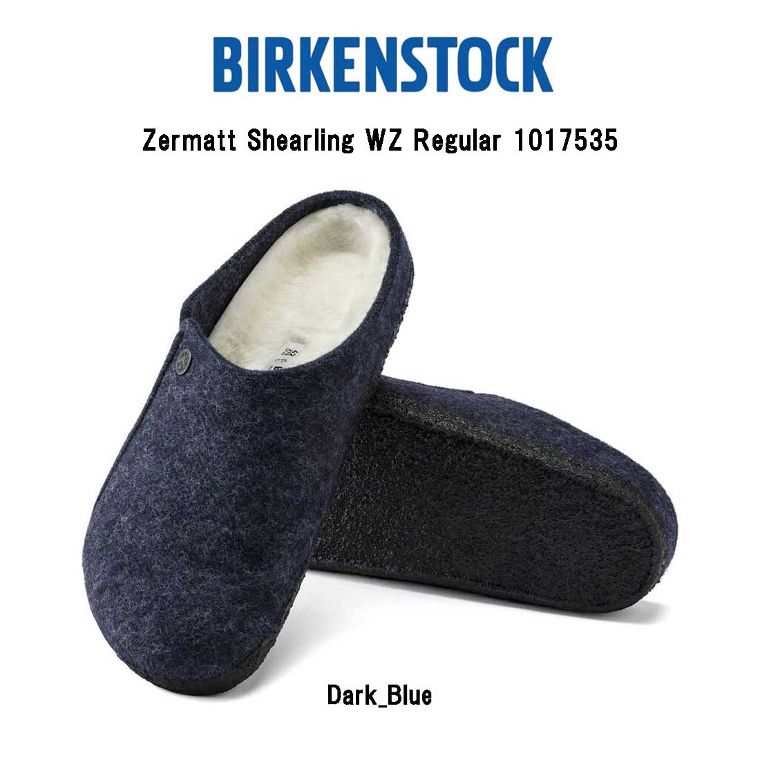 BIRKENSTOCK(ビルケンシュトック)ユニセックス クロッグ ムートン サボサンダル ルームシューズ Zermatt Shearling WZ Regular 1017535