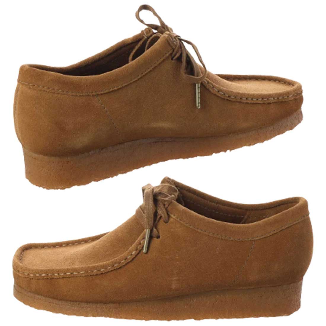 クリスマスファッション CLARKS クラークス メンズ ワラビー スエード モカシン クレープソール スタンダード シューズ カジュアル  Wallabee 26155518 fucoa.cl