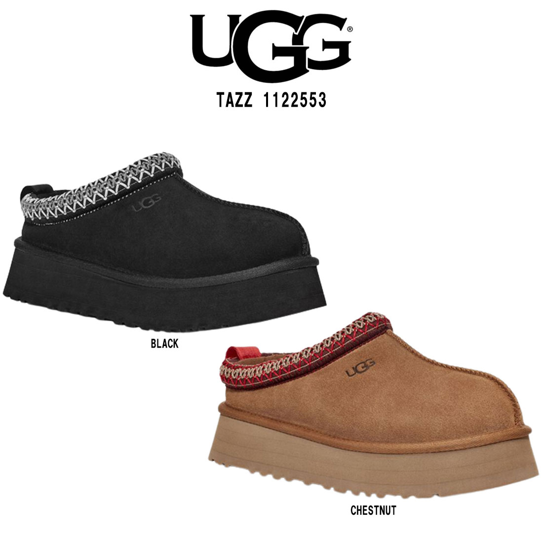 超ポイントアップ祭 UGG アグ レディース ムートン スリッパ 厚底 サンダル ルームシューズ TAZZ 1122553 fucoa.cl