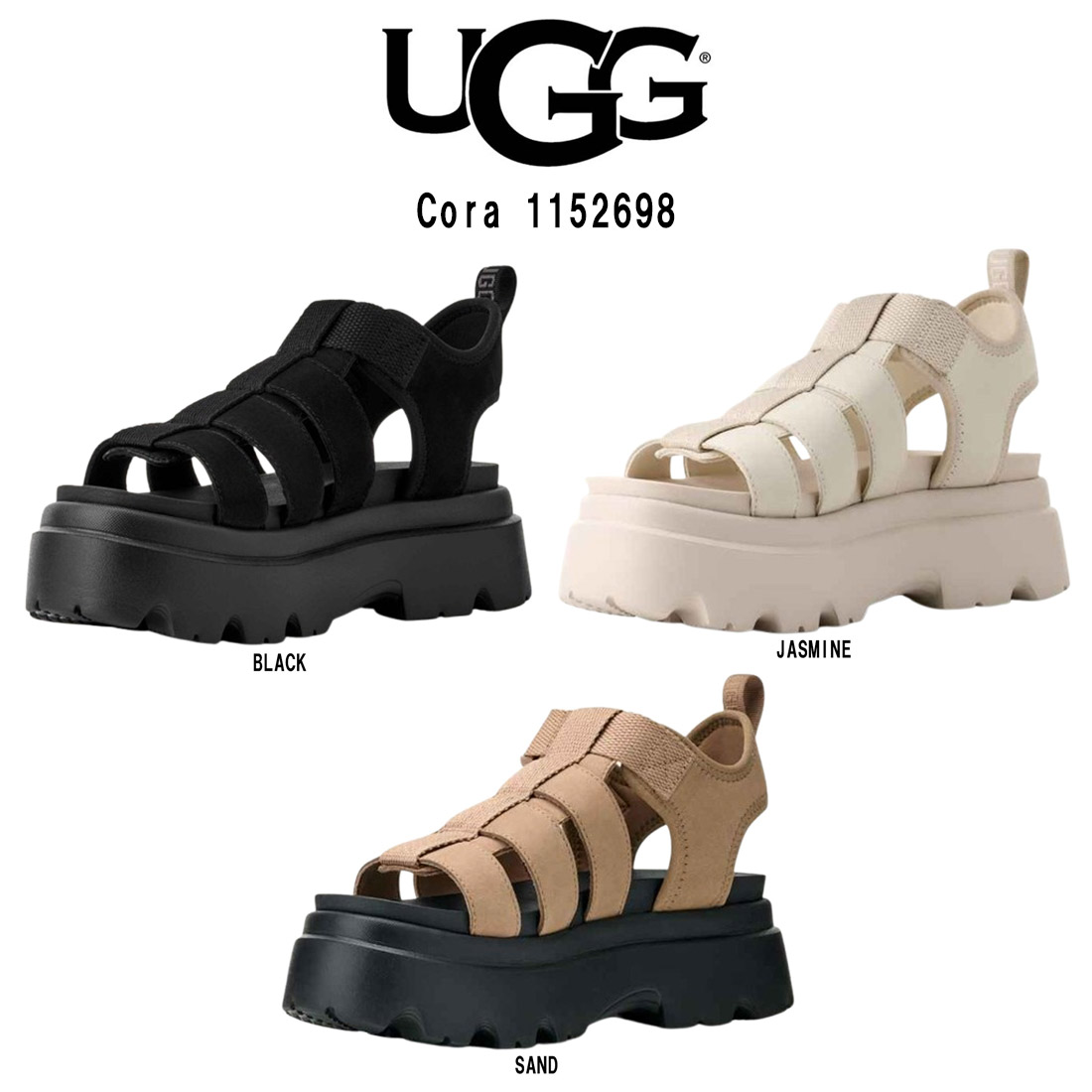 楽天市場】UGG アグ レディース コーラ Cora 厚底サンダル