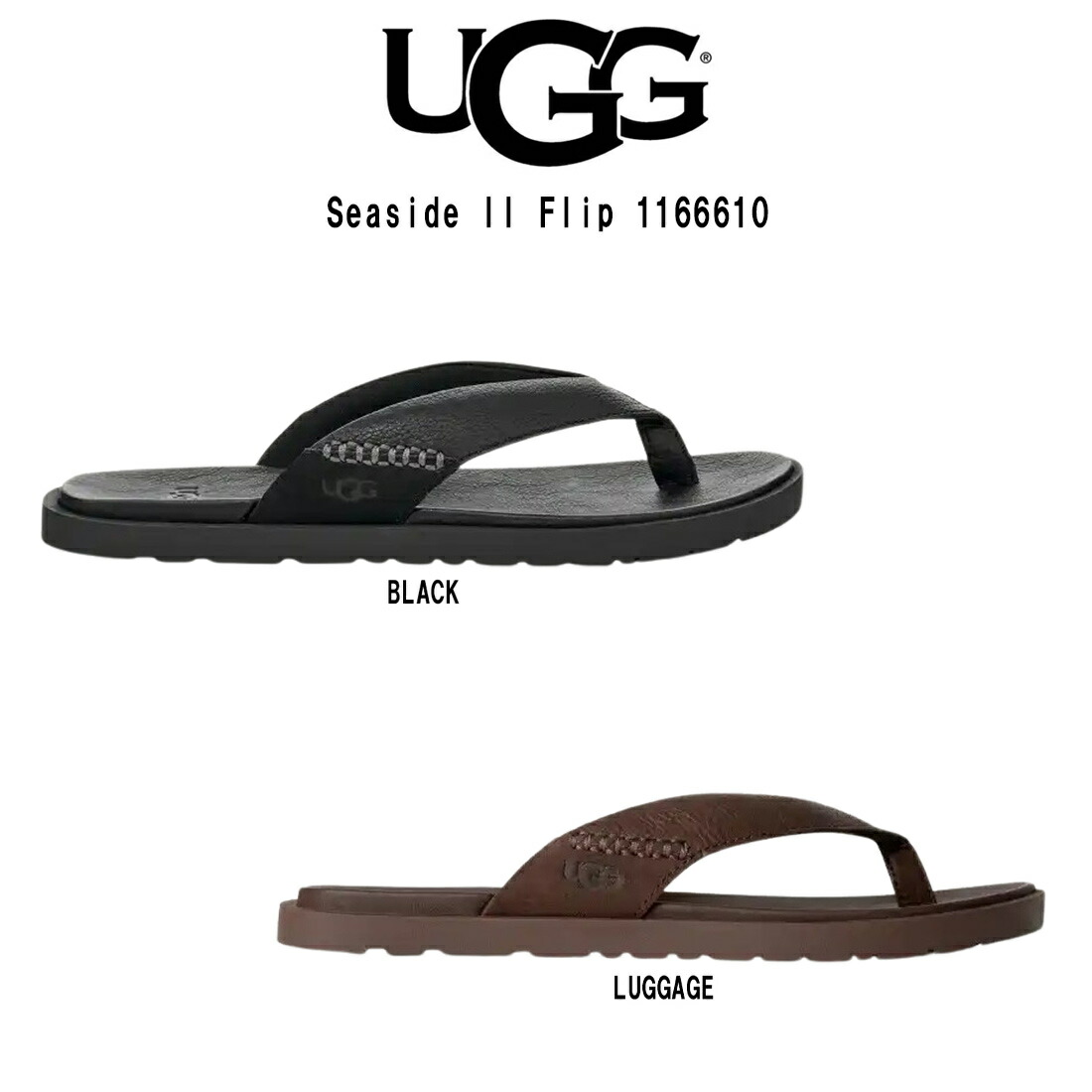 楽天市場】【並行輸入品】 UGG アグ SEASIDE FLIP SUEDE 1138152