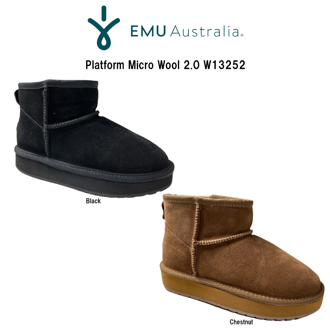楽天市場】EMU(エミュー)ブーツ ムートン シープスキン ショート