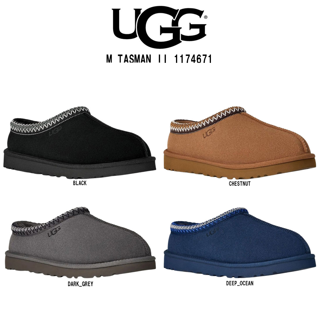 UGG(アグ)メンズ タスマン スリッポン シューズ サンダル ムートン