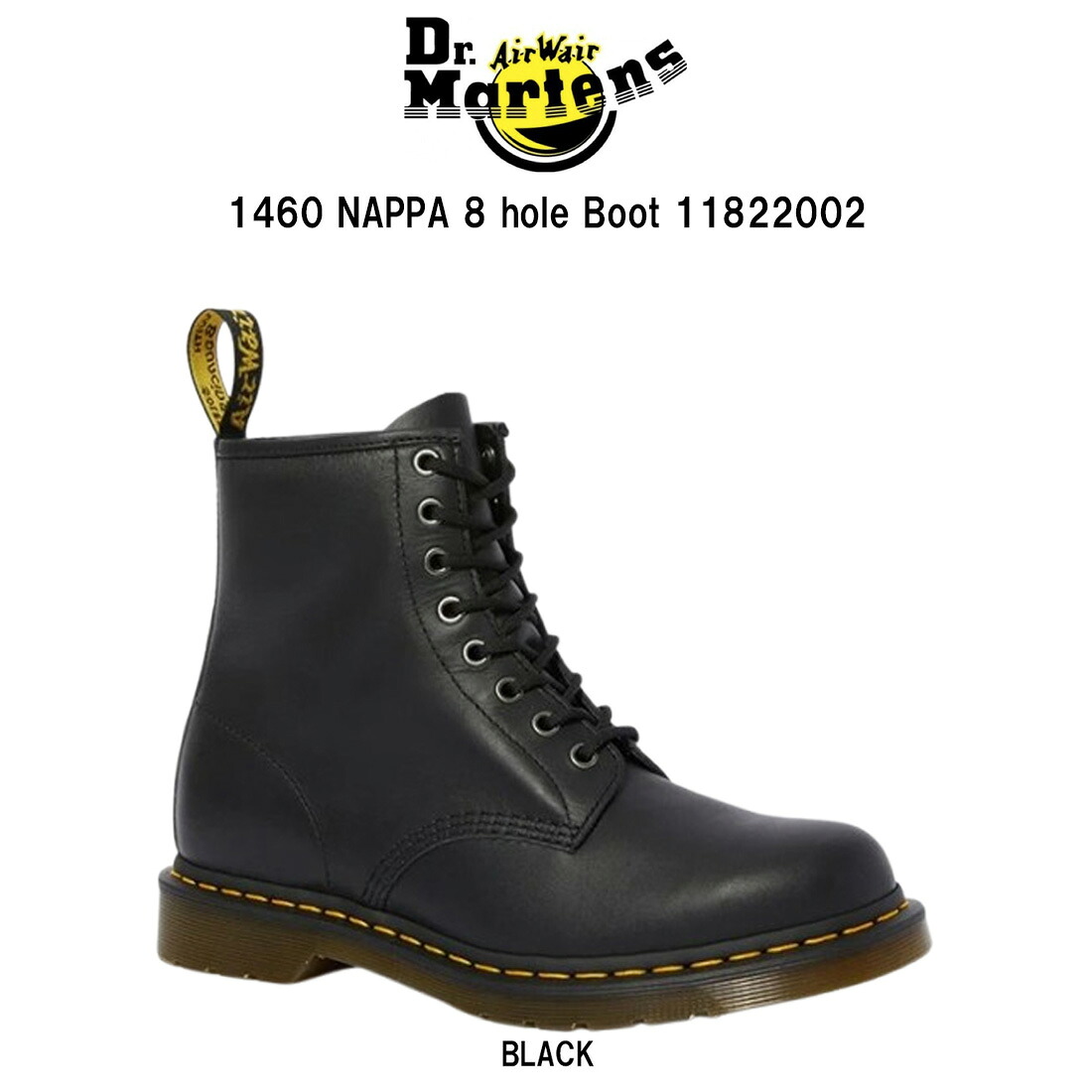 Dr.Martens(ドクターマーチン)1460 NAPPA ナッパ ブーツ 8ホール ウェルトステッチ レースアップ レザー 革靴 シューズ メンズ レディース 11822002 23,606円