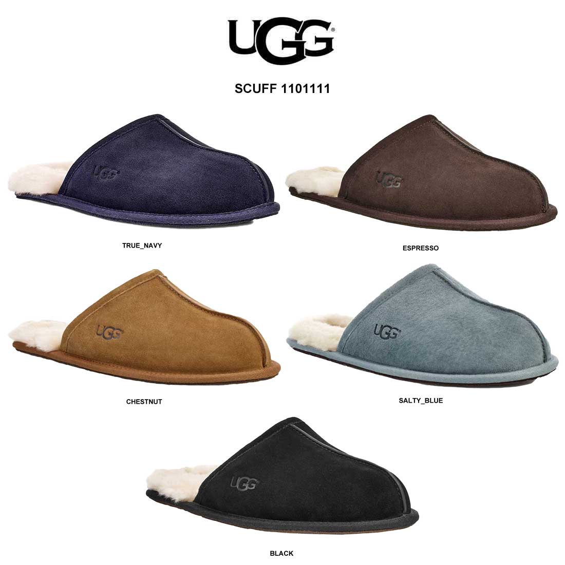 UGG(アグ)メンズ ムートン スリッパ サンダル ルームシューズ スカッフ SCUFF 1101111 | UNDIE楽天市場店