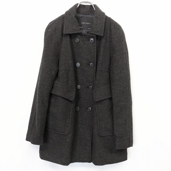 楽天市場】s□ザラ/ZARA ダブルボタン JKT/金ボタン コート【USA