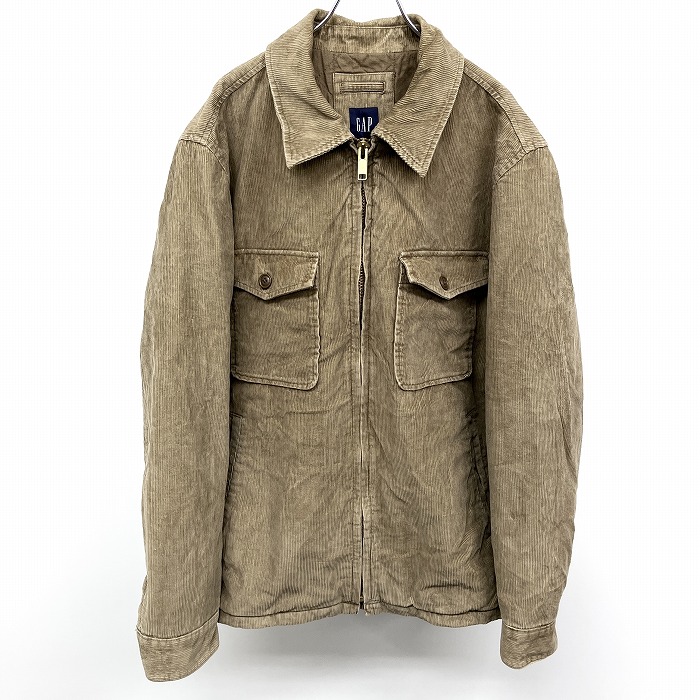 [古着]GAP　ミリタリージャケット　コーデュロイ　オールド　逸品物　カーキ 楽天市場】90s GAP オールド ギャップ 短丈 コーデュロイ