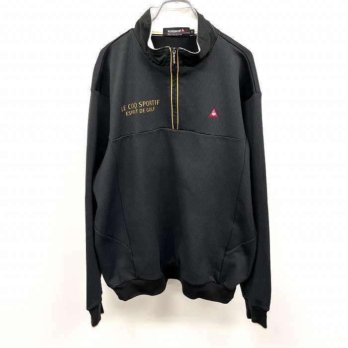 le coq sportif - 【新品】ルコックゴルフ ハイネックトレーナー 黒 ハーフジップ 薄手 メンズ L ゴルフウェア le coq sportif 楽天市場】【超美品】ルコック ハイネックトレーナー 黒