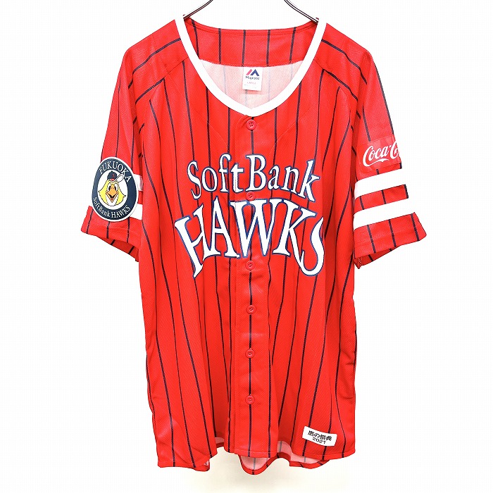 Mizuno SoftBank Hawks ユニフォーム Lサイズ　半袖 楽天市場】z□ソフトバンクホークス/Softbank HAWKS プロ野球