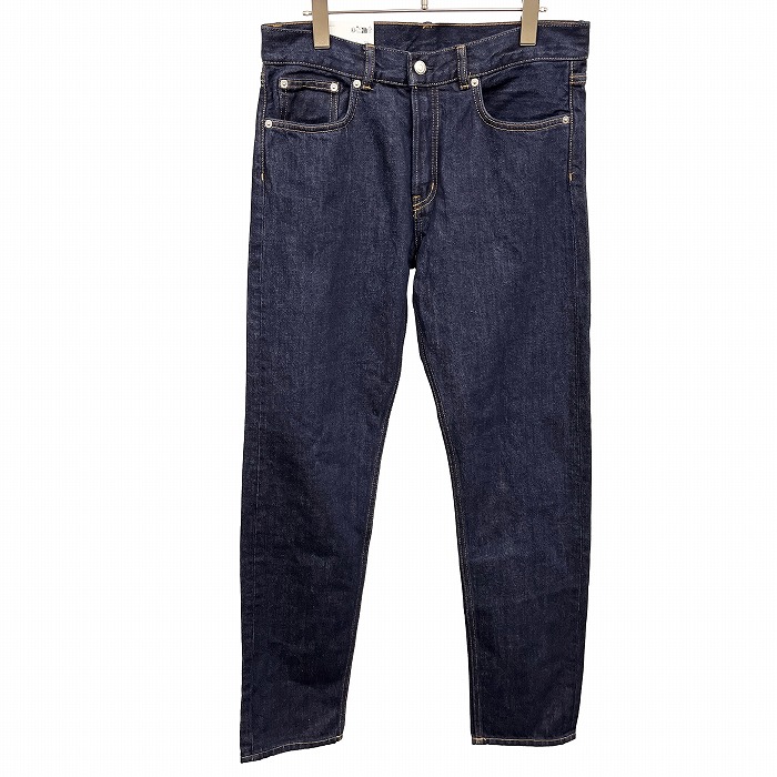アーケット 【新品】ARKET デニム パンツ ジーンズ ジーパン ボタンフライ 無地 オーガニックコットン×リサイクルコットン 30 青 メンズ