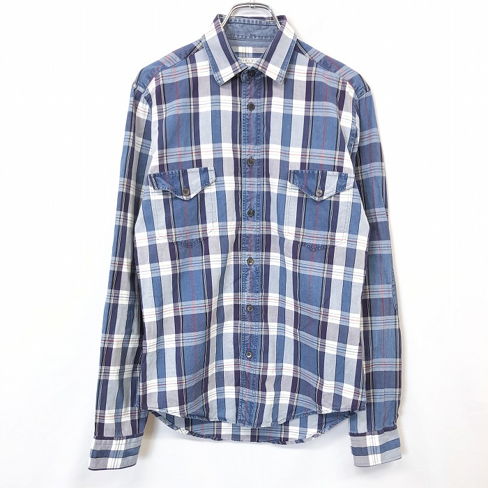 ZARA MAN ザラマン ネイビー チェック 総柄 総裏 M相当 美シルエット ZARA - ZARA MAN☆新品タグ付☆チェック柄☆セットアップ