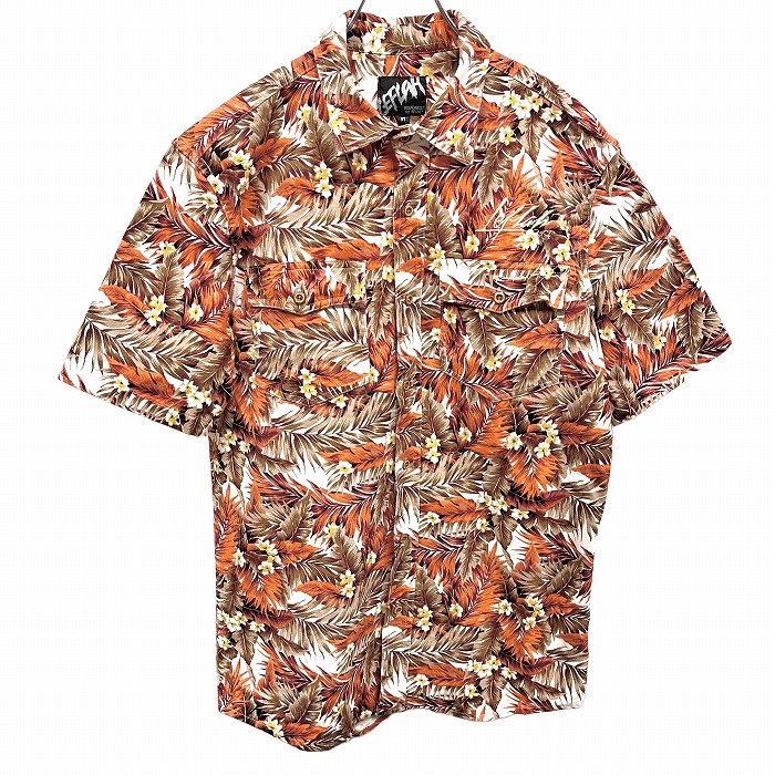 LEFLAH レフラー 花柄 半袖シャツ 楽天市場】LEFLAH レフラー leaf pattern shirt SSH2022 KHAKI