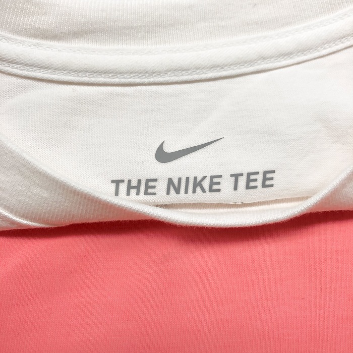 楽天市場 中古 The Nike Tee ナイキ M メンズ 男性 半袖tシャツ カットソー ビッグスウォッシュ ロゴ 丸首 クルーネック 服 綿100 サーモンピンクなど Undo Rowa 楽天市場店