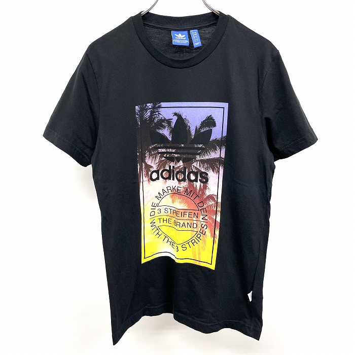adidas アディダス　高橋理子　コラボ　ナイロンジャケット　ブラック　柄 adidas アディダス 高橋理子 コラボ ナイロンジャケット