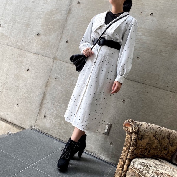 【18800→13160】sister jane(シスタージェーン)/Silverwearドットミディワンピース|Select Shop Undo