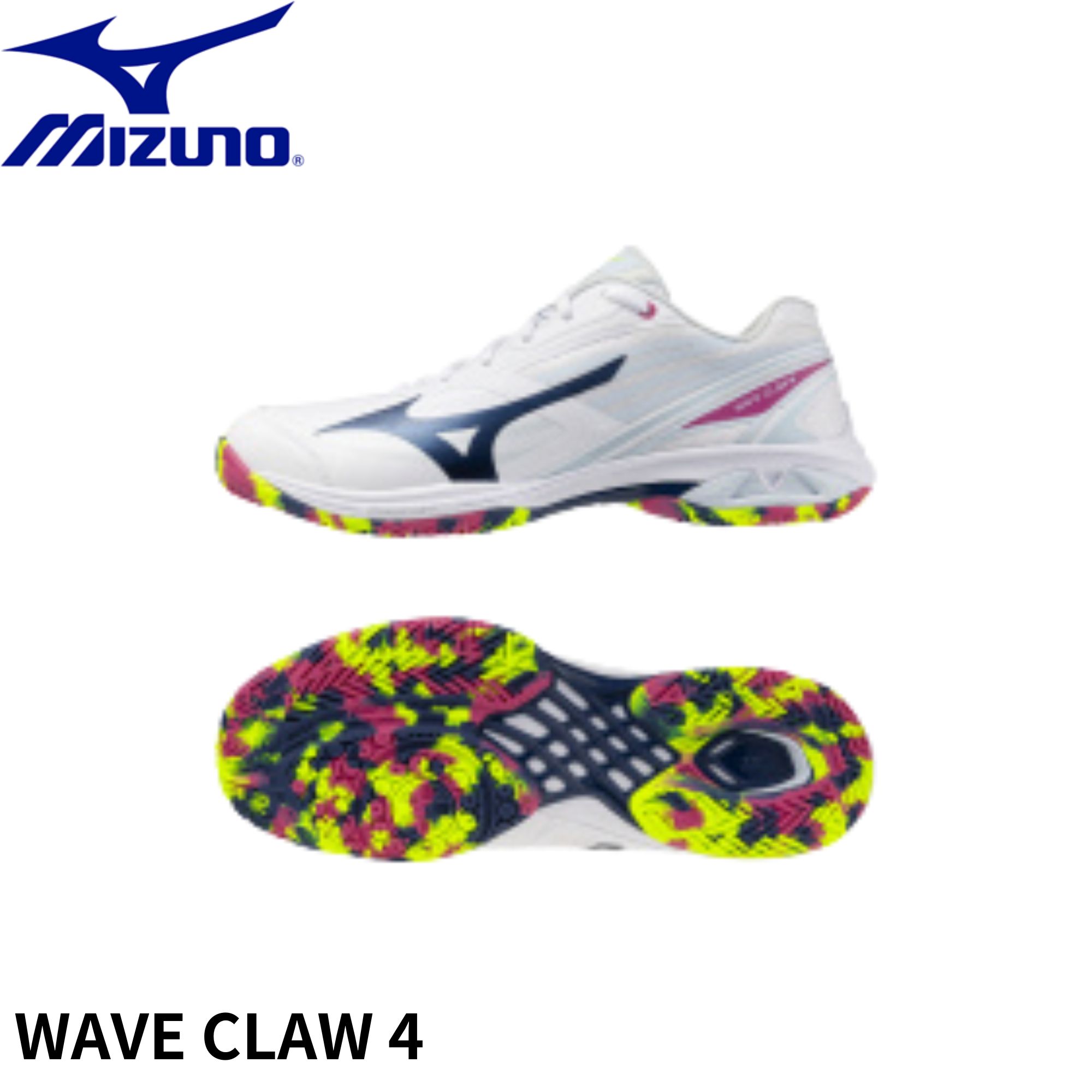 【最短さし出し】ミズノ MIZUNO バドミントンシューズ WAVE CLAW 4 71GA264302 バドミントン