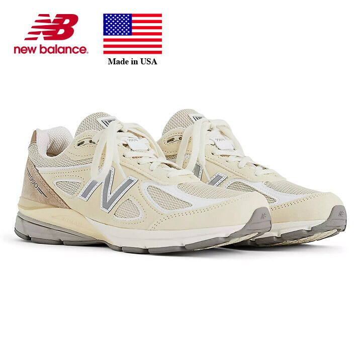 靴 U990TC4 New Balance U990TC4 WHITE/GREEN（ニューバランス U990TC4