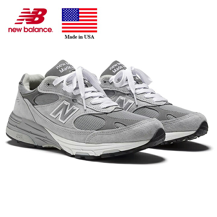 【百貨店SALE／返品・取り替えっこ不可商いもの】ニュー平衡にする New Balance MR993GL width:D Made インチ USA 亜米利加製 ナイロンメッシュ/スウェード 薄墨色 メンズ大きさ