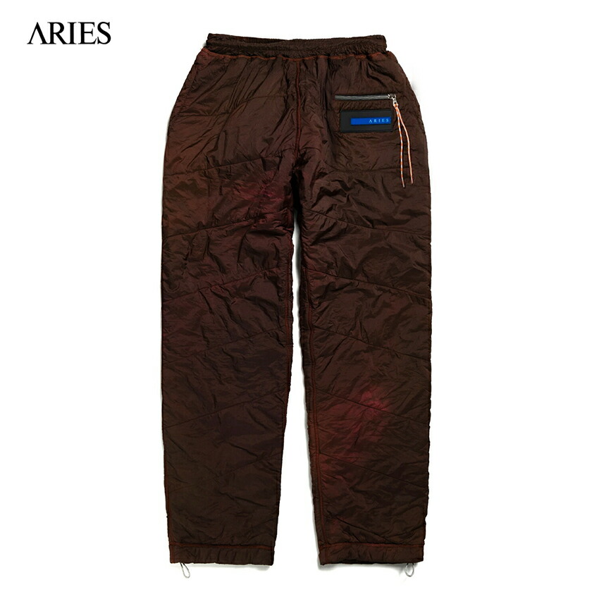 ARIES Padded Liner Pant トラックパンツ Sサイズ Aries Spruzzo Padded Liner Pant – CREAM Torino