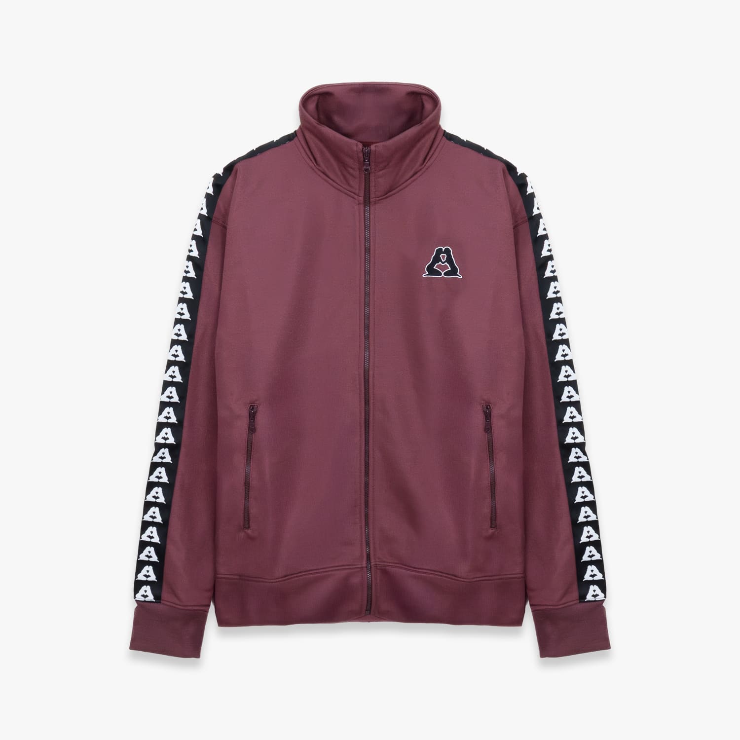 CARNE BOLLENTE | MAKE YOU SWEAT (BURGUNDY) トラックジャケット ジャージ サイドライン トップス メンズ バーガンディ
