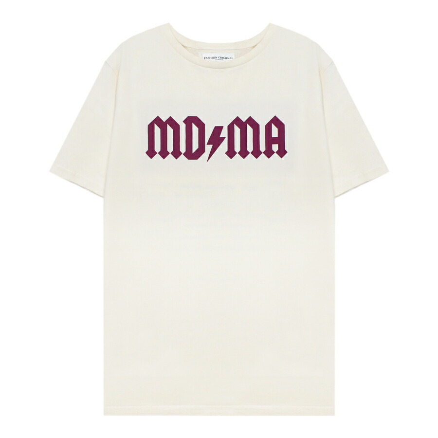Criminal Damage★半袖 クルーネック ロゴ トップス Tシャツ★黒 半袖 オーバーサイズド パフォーマンス Tシャツ Vertical Logo