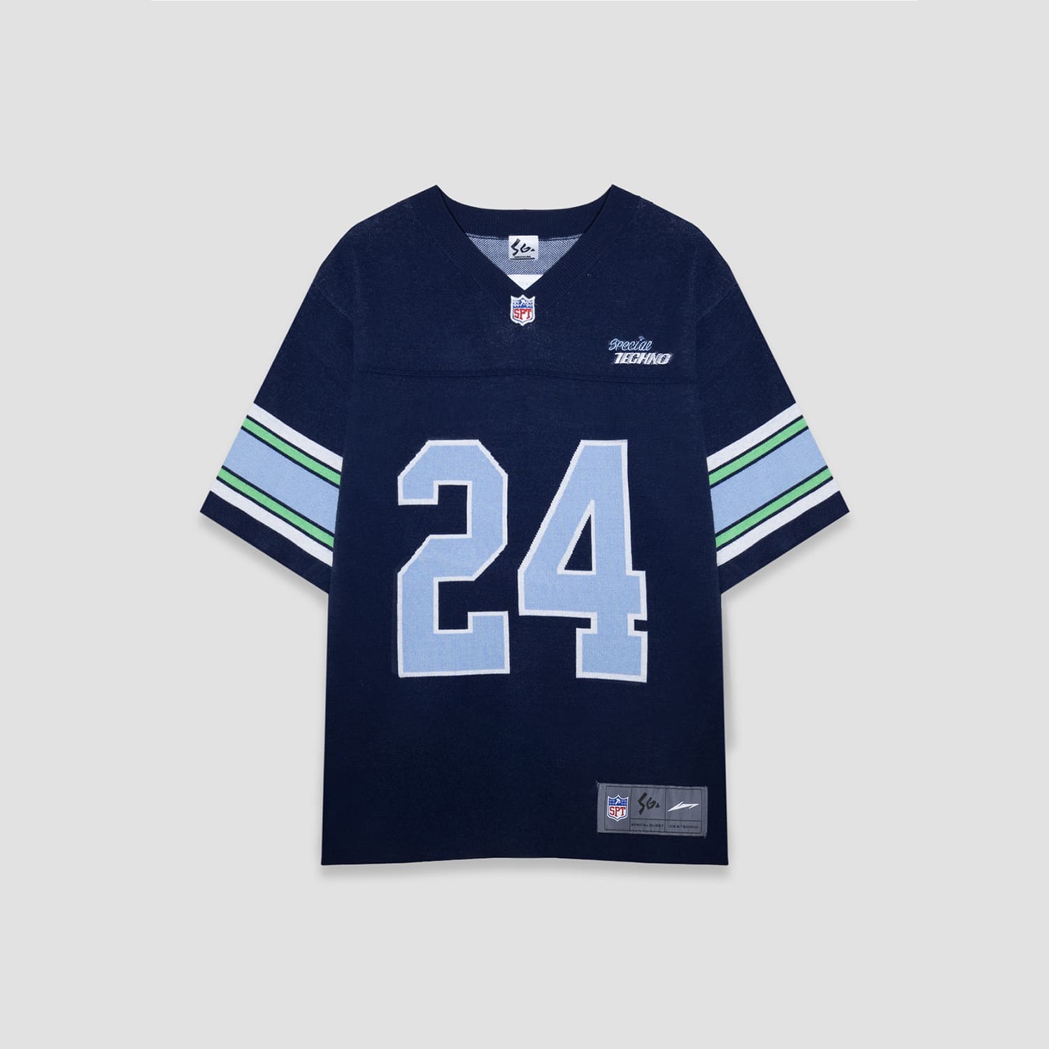 ice&thechno フットボールシャツ 楽天市場】ICE & TECHNO | TH FOOTBALL SHIRT (NAVY