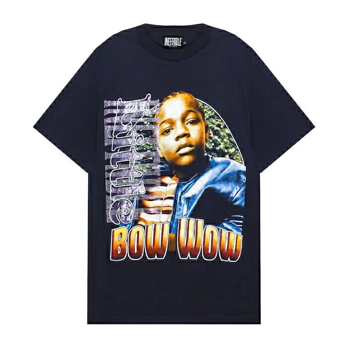 INEFFABLE | LIL BOW WOW CUSTOM VINTAGE TEE (NAVY) ヴィンテージプルオーバー リメイク 伝達ルート石ころ 御居処跳ねる トップス メンズ 米国海軍