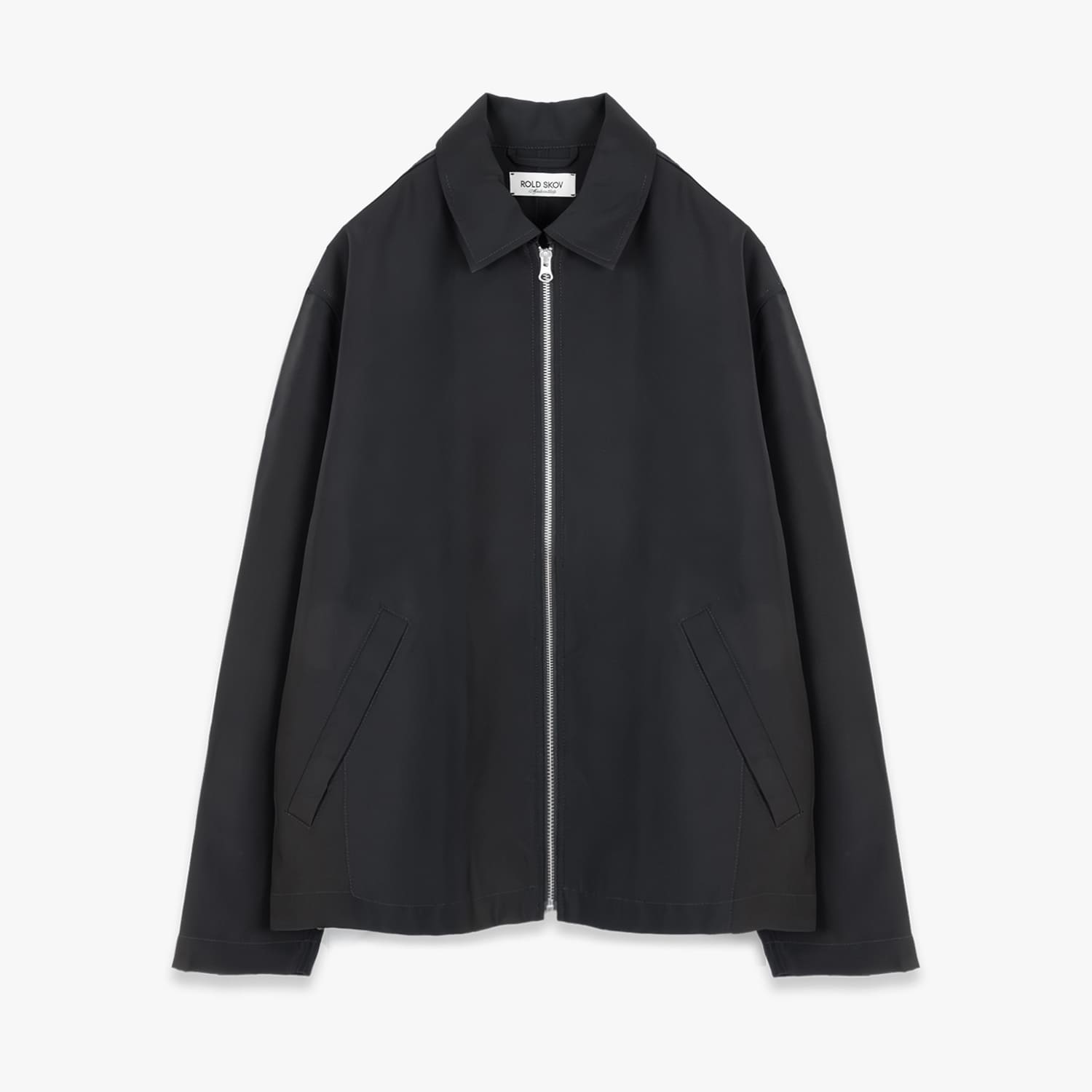 ROLD SKOV | ZIP UP OVER SHIRT (BLACK) ドリズラー スウィングトップ ジップアップジャケット シャツ 春夏 アウター メンズ ブラック｜UNEEK BASEMNT 30,888円